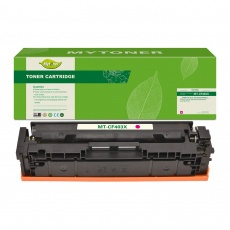 Картридж MyToner аналог HP красный 2300 стр. с чипом (арт. MT-CF403X)