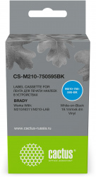 Ленточный картридж Cactus для Brady M210, M211, M210-LAB (арт. CS-M210-750595BK)