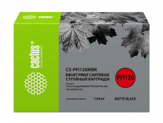 Картридж Cactus черный матовый (130мл) для Canon (арт. CS-PFI120MBK)