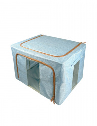 КОФР для хранения вещей ГЕЛЕОС Оксфорд тиффани, 50х40х33 см (66 л) (арт. К66-ТФ)