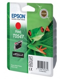 Оригинальный струйный картридж Epson T0547 Red (арт. C13T05474010)