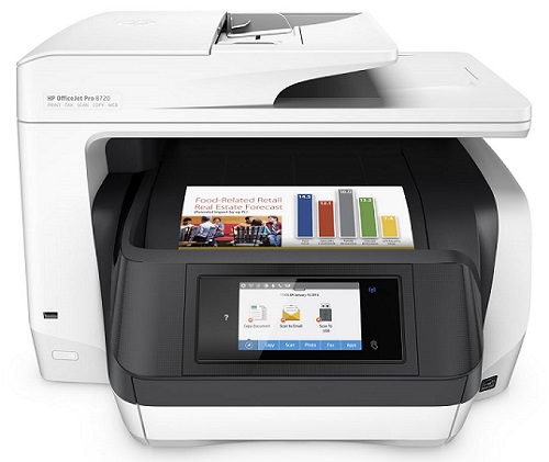 Струйное цветное МФУ HP OfficeJet Pro 8720 (арт. D9L19A)