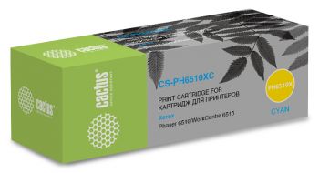 Картридж Cactus 106R03693 голубой (4300стр.) для Xerox (арт. CS-PH6510XC)