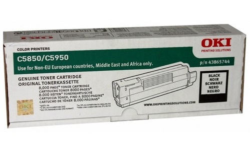 Тонер-картридж OKI черный для C5850/5950/MC560 (8000 стр.) (арт. 43865744)
