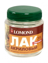 Акриловый лак Lomond Глянцевый, 200 мл. (арт. 1500105)