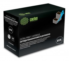Картридж Cactus черный (30000стр.) для HP (арт. CS-CF281X-MPS)