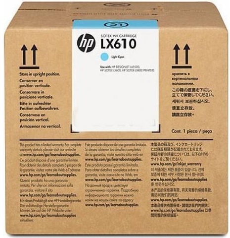 Картридж HP LX610 3-liter Light Cyan Latex Ink Cartridge (арт. CN674A)