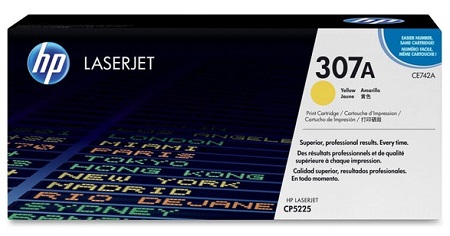 Картридж HP 307A лазерный желтый (7300 стр.) (арт. CE742A)