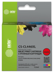 Струйный картридж Cactus многоцветный (15 мл.) (арт. CS-CL446XL)