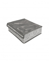 Органайзер ГЕЛЕОС для хранения вещей, 5 отделений, «Грей» / Серый, 26х26х8 см (арт. ГРЕ-221)