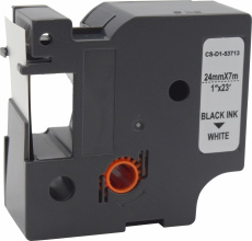 Картридж ленточный Cactus (53713) черный/белый для Dymo Rhino Pro 6000, LM 500TS (арт. CS-D1-53713)