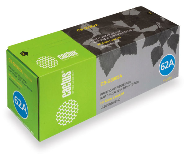 Картридж Cactus Тонер Картридж CS-Q3962A желтый для HP (4000стр.) (арт. CS-Q3962A)