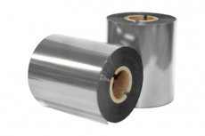 Красящая лента OEM TS RESIN (X-foil) серебро 300 м / 100 мм / 100 мм / 1″, out (арт. R-100300out)