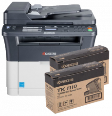 МФУ лазерное черно-белое Kyocera FS-1120MFP + 2 шт TK-1110 (арт. FS-1120MFP+2TK-1110)