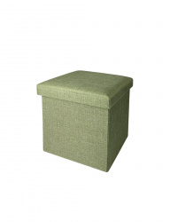 КОРОБ складной ГЕЛЕОС Пуф 31-СЗ, размер 31х31х31 см, светло-зеленый (арт. ПУФ-31-СЗ)