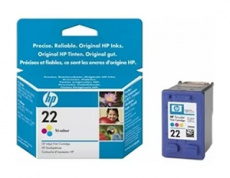 Оригинальный картридж HP 22 Tri-color Original Ink Cartridge. Многоцветный. 165 стр. (арт. C9352AE)