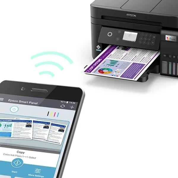 МФУ струйное цветное Epson EcoTank L6270 (61407) (Принтер / Копир / Сканер) A4 (арт. C11CJ61407)