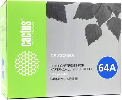 Картридж Cactus черный (10000стр.) для HP (арт. CS-CC364A)