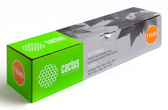 Картридж Cactus Тонер Картридж CS-T1640E черный для Toshiba (24000стр.) (арт. CS-T1640E)