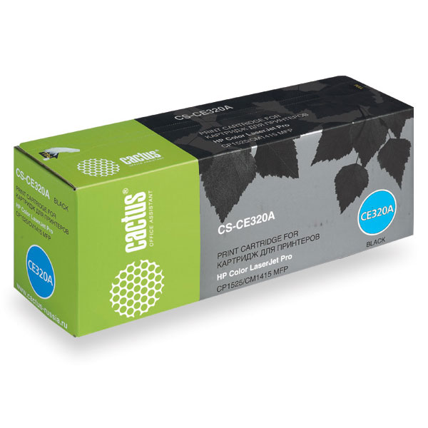 Картридж Cactus черный (2000стр.) для HP (арт. CS-CE320A)