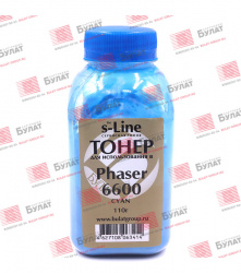 Тонер Булат для Xerox Phaser 6600 банка 110г Cyan БУЛАТ s-Line (арт. BARXPH6600060)