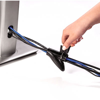 Канал-органайзер для кабелей Fellowes CableZip™, Черный (арт. FS-99439)