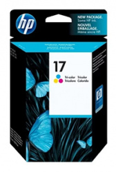 Оригинальный картридж HP 17 Tri-color Original Ink Cartridge. Многоцветный. 480 стр. (арт. C6625A)