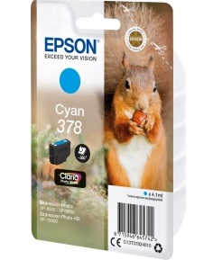 Картридж Epson Singlepack Cyan 378 Claria Photo HD Ink (арт. C13T37824020)