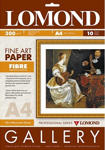 Художественная бумага Lomond Fibre Warm tone, А4, 300 г/м², 210 мм х 297 мм, 10 л. (арт. 0937041)
