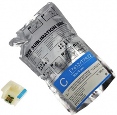 Картридж струйный Cactus T7412 голубой для Epson SureColor SC-F6000/6200/7000 (арт. CS-EPT7412)