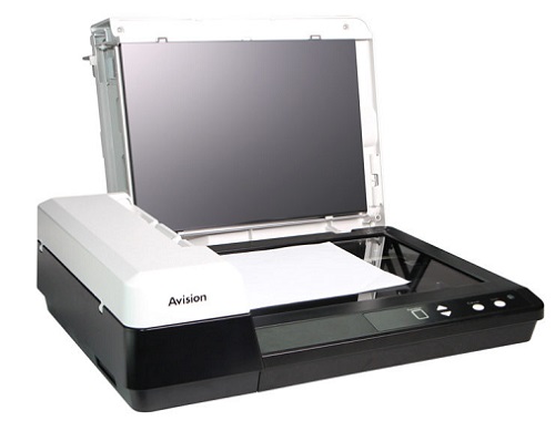 Сканер документов Avision AD130 с планшетным модулем. Нагрузка 4000 страниц в день (арт. 000-0875F-02G)