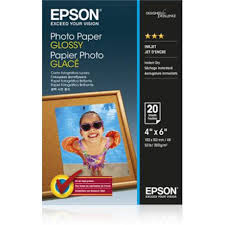 Бумага Epson Photo Paper Glossy, 10 x 15 см (20 листов) (арт. C13S042546)