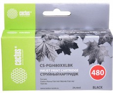 Картридж Cactus черный (24.4мл) для Canon (арт. CS-PGI480XXLBK)
