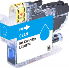 Картридж струйный Cactus синий для Brother MFC-J2330DW, J2730DW, J3530DW, J3930DW (10 мл) (арт. CS-LC3617C)