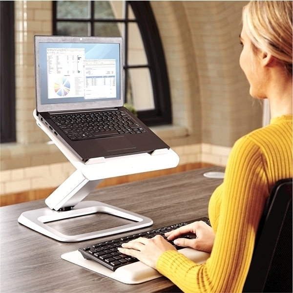 Премиальная подставка для ноутбука Fellowes Hana™, белая (арт. FS-80644)