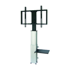 Стойка моторизированная настенно-напольная для монитора OMB 90″ WALL COLUMN MAXI 2.0 (silver) (арт. 07114)