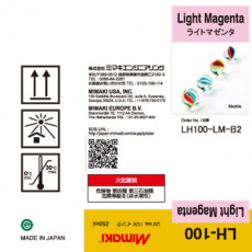 Оригинальные чернила Mimaki LH-100 UV curable ink 250ml bottle Light Magenta (арт. LH100-LM-B2)
