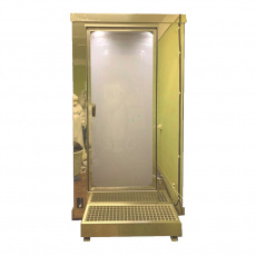 Шлюз для дезинфекции Mizotty. Внешний материал корпуса: нержавеющая сталь 0,8 мм