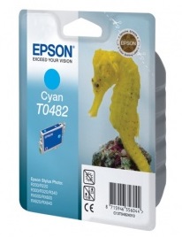 Оригинальный струйный картридж Epson T0482 Cyan (арт. C13T04824010)