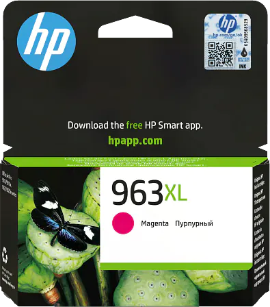 Струйный картридж HP 963XL (пурпурный, 1600 стр.) (арт. 3JA28AE)