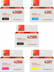Комплект струйных картриджей EasyPrint CLI-426BK XL/CLI 426/CLI 426C/CLI 426Y/CLI 426M/CLI 426BK (арт. IC-CLI426_SET)
