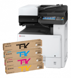 Лазерное цветное МФУ Kyocera ECOSYS M8130cidn с комплектом картриджей TK-8115CMYK (арт. M8130cidn+TK-8115CMYK)