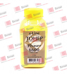 Тонер Булат для Xerox Phaser 6600 банка 110г Yellow БУЛАТ s-Line (арт. BARXPH6600080)