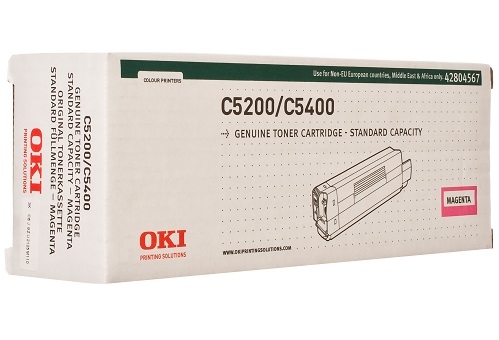 Тонер-картридж OKI пурпурный для C5200/C5400 (3000 стр.) (арт. 42804567)