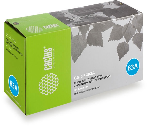 Картридж Cactus черный (1500стр.) для HP (арт. CS-CF283A)