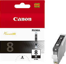 Оригинальный картридж Canon CLI-8BK (чёрный, 13 мл.) (арт. 0620B024)