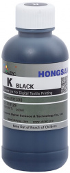 Чернила текстильные DCTec DTP-K Black (черный) 200 мл (арт. 200701-K-200)
