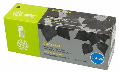 Картридж Cactus желтый (2300стр.) для HP (арт. CS-CF412A)