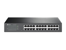 Коммутатор/ 24-Port Gigabit Easy Smart Switch, 24 10/100/1000Mbps RJ45 ports,  MTU/Port/Tag-based VL