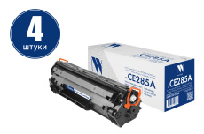 Картридж NV Print (черный, 2300 стр.) (арт. NV-CE285A-SET4)